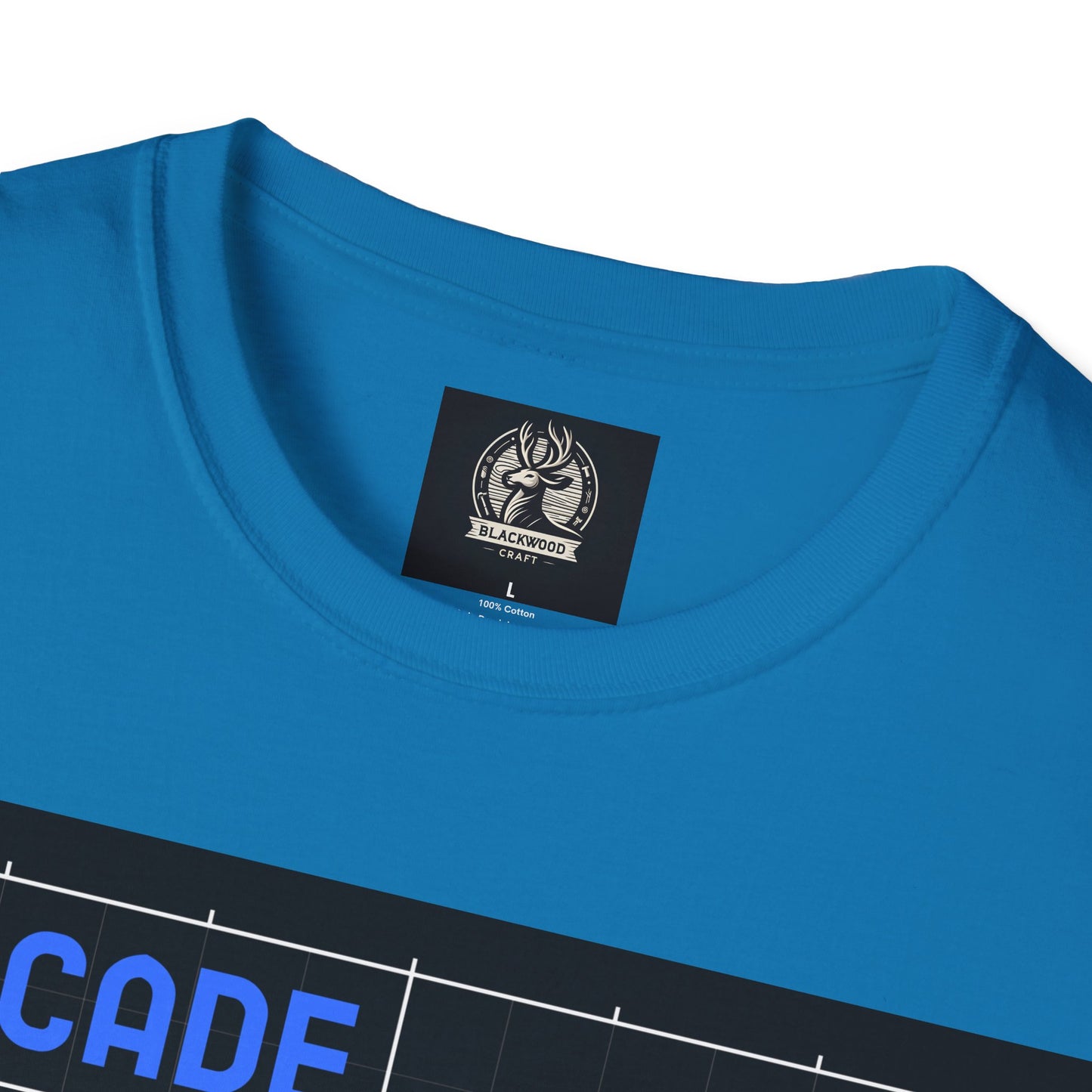 Arcade Blueprint Technology Gaming Awesome Unisex Softstyle T-Shirt
